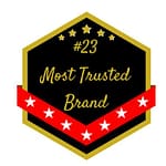 #23 Most Trusted Brand